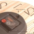 thumbnail image 5 of Reloj de pared 3D de madera nórdica, reloj de pared hueco para habitación de niños/decoración del hogar, 12 pulgadas, 5 of 5