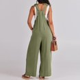thumbnail image 5 of ZHUGeLI Fashion Women Casual Cold Shoulder Jumpsuit Solid Suspender Jumpsuits Wide Pocket Leg Pant Up to 50% off Clearance, 5 of 7