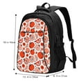 thumbnail image 4 of Yiaed Hand Drawn Tomatoes Print Laptop Backpack,Business Travel Durable Laptops Backpack with USB Charging Port,Water Resistant College Computer Bag, 4 of 5