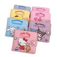 thumbnail image 4 of Monedero con figura de anime de Sanrio, monedero de Hello Kitty, monedero plegable de Onpompurin, Pochacco, Cinnamorol, Mymelody, tarjetero, monedero Kawaii, 4 of 5