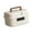 White, variant on Siruishop Lockable Storage Container Bin Password Organizer Convenient Versatile Locking Box Security for Dorm Office Home Desktop Car White