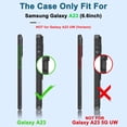 thumbnail image 3 of Funda ATUMP para Samsung Galaxy A23, azul, resistente a los golpes, 3 of 8