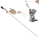 thumbnail image 3 of Juguete, Juguetes de Plumas de Gato Juguetes para Gatos Duraderos Juguetes de Plumas de Gato Flexibles Con Pluma y Campana para Interacción para mascotas para gatos, 3 of 7