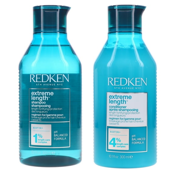 Redken Extreme Length Shampoo 10.1 oz & Extreme Length Conditioner 10.1 oz Combo Pack