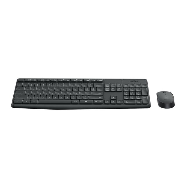 Combo Mouse y Teclado Logitech MK235 Negro