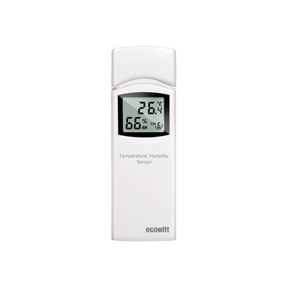 Ecowitt WN31 Multi-Channel Wireless Thermometer and Hygrometer, Digital Display Temperature & Humidity Sensor with °C/°F Switching