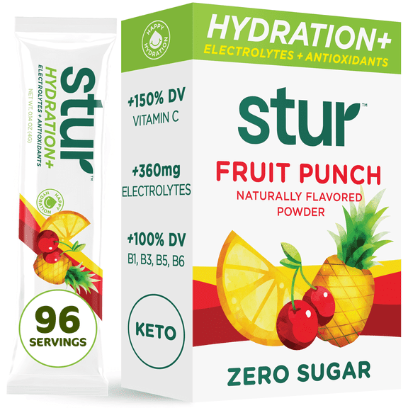 Stur - Fruit Punch, Electrolyte Hydration Powder