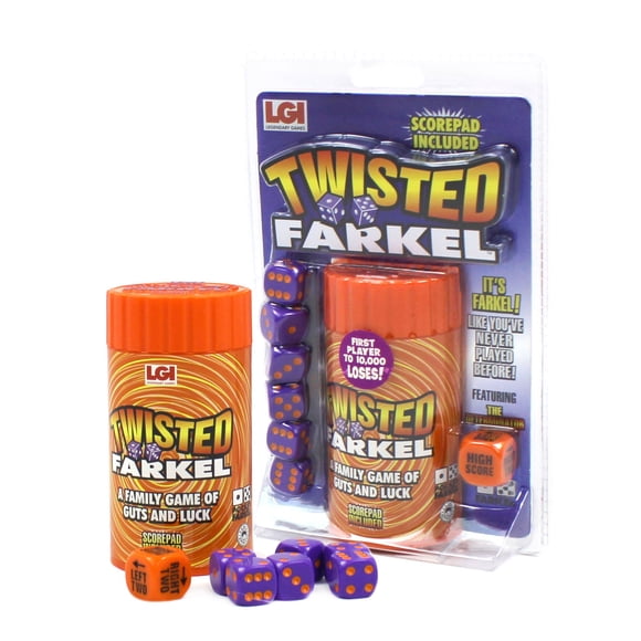Juego de mesa Legendary Games Twisted Farkel Orange/Purple