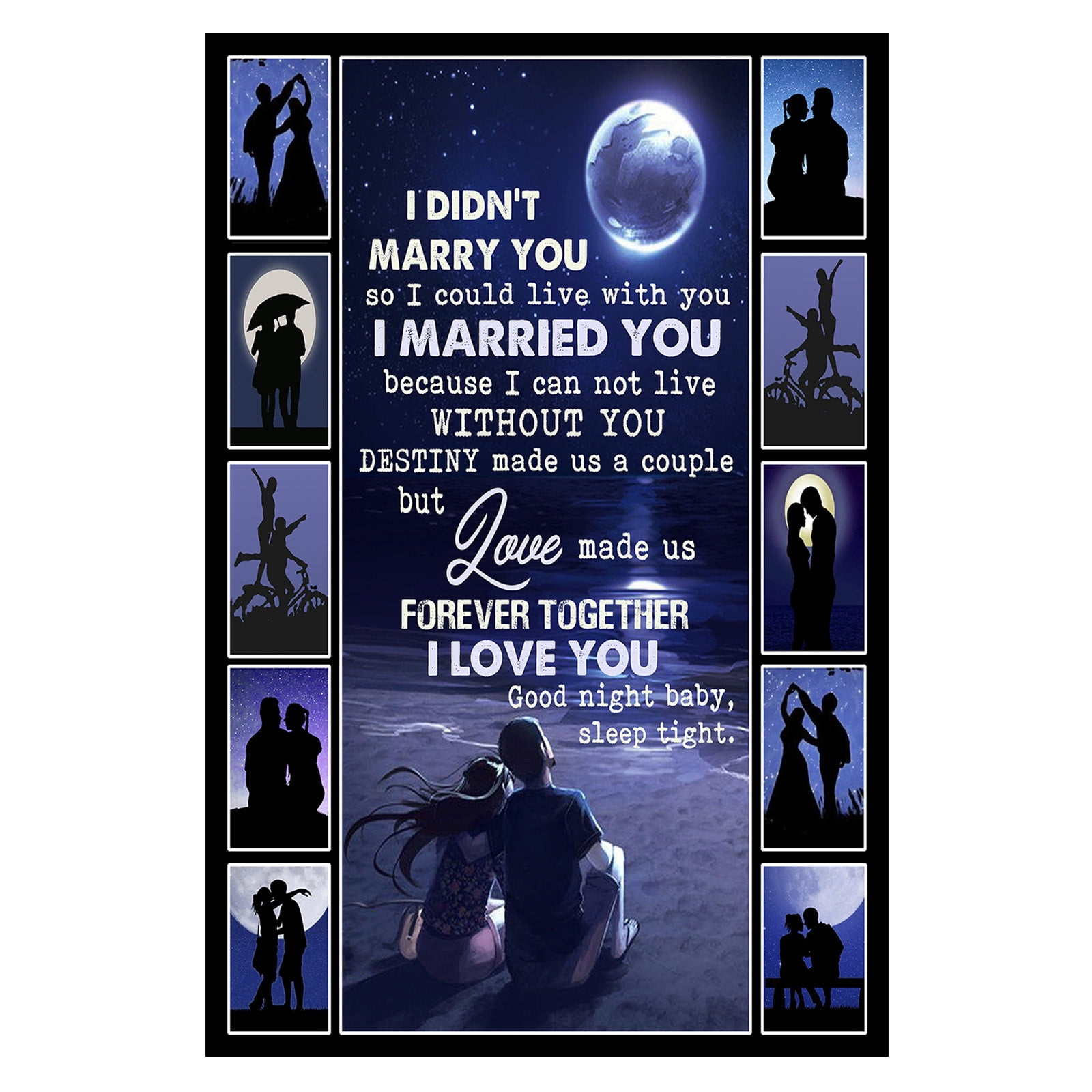 noarlalf heated blanket to my love blanket anniversary birthday gifts for  spouse from husband birthday gifts i love you blanket electric blanket -  Walmart.com