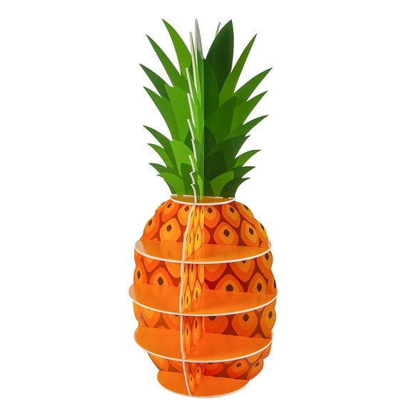 Large Pineapple Treat Stand, Luau, Party Supplies, 1 Piece