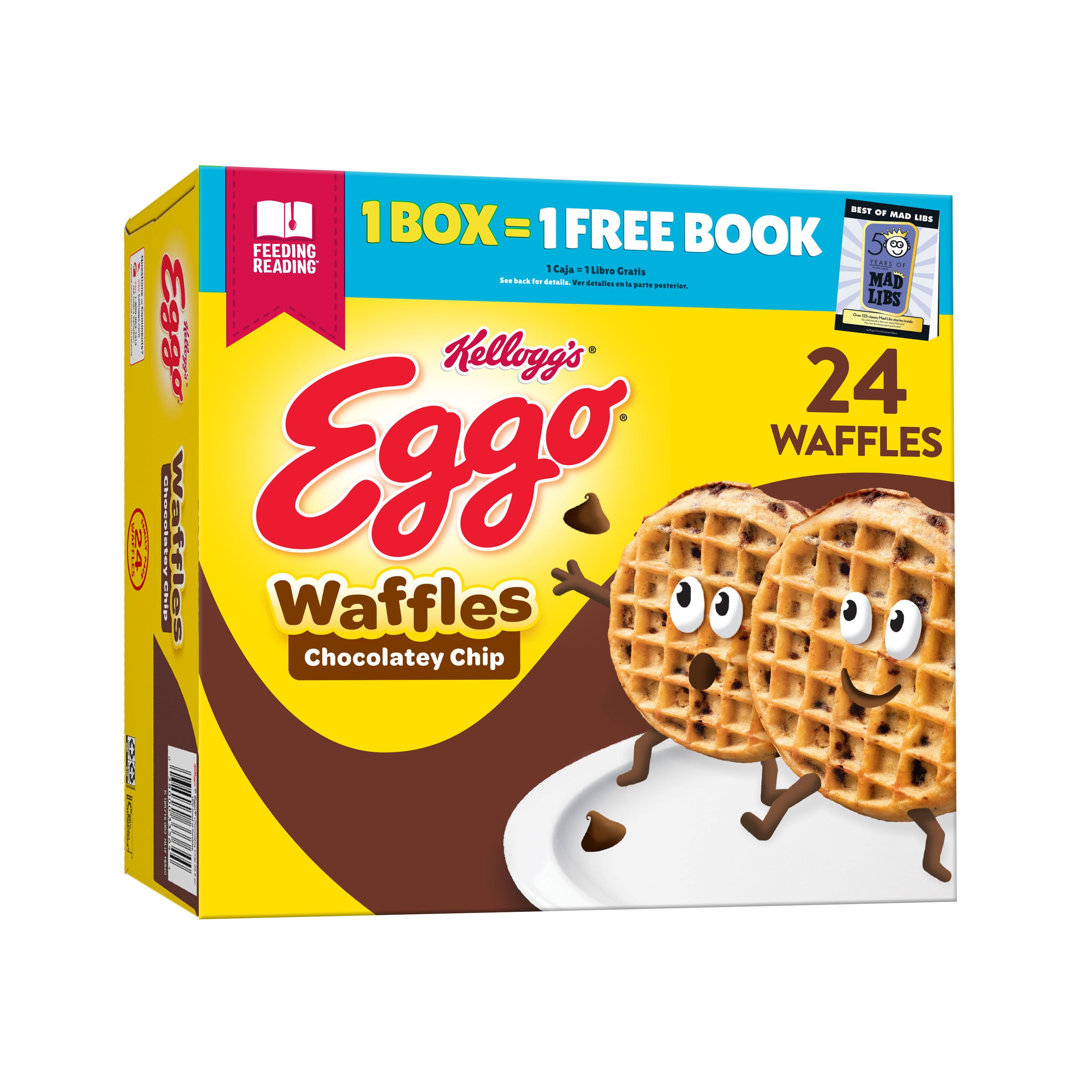 Eggo Mini Frozen Waffles Frozen Breakfast All Day Kids Snacks Cinnamon Toast 25 8oz Box 24 Mini Waffles Walmart Com