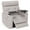 Grey, variant on BarberPub Lay Flat Power Recliner with Hidden Arm Storage, Swivel Tray Table, PU Leather, Grey