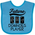 thumbnail image 3 of Inktastic Future Dominoes Player Game Boys or Girls Baby Bib, 3 of 4