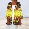 thumbnail image 2 of BangWanChi Summer Cardigans for Women Lightweight Womens Summer Fall Printed Cardigan Long Sleeve Loose Cover Up Casual Blouse Tops, 2 of 5