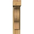 thumbnail image 2 of Ekena Millwork 6"W x 18"D x 26"H Funston Block Rough Sawn Bracket w/ Offset Brace, Western Red Cedar, 2 of 25