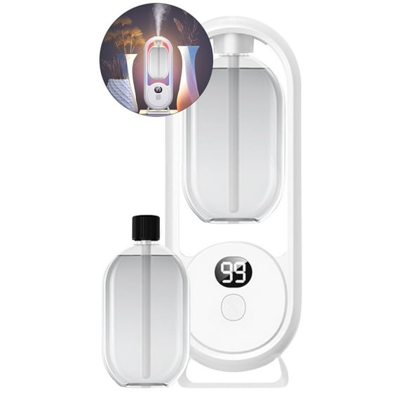 WNFJR Automatic Aromatherapy Diffuser, Automatic Diffuser Sprayer Toilet Freshener Intelligent Aromatherapy Diffuser Mini Air Freshener Humidifier