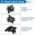 thumbnail image 6 of Unique Bargains Hood Latch Assembly for Chevrolet Express 1500 2003-2014 Engine Hood Latch Lock Release No.15873422/25721612/820207 1 Pc, 6 of 7