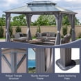 thumbnail image 2 of 13 Ft. W X 10 Ft. D Aluminum Patio Gazebo, 2 of 6