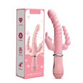 thumbnail image 1 of 3 en 1 Dildo Rabbit Vibrator Impermeable USB Magnético Recargable Anal Clit Vibrador Juguetes sexuales para mujeres Parejas Sex Shop Tan Jianjun unisex, 1 of 2
