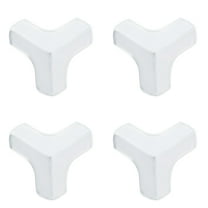 3D Corner Guards for Baby Proofing, T-Shaped Edge Protectors for Furniture, Glass Tables, Desks & Cabinets - Soft Silicone Bumpers for Sharp Corners, Clear Safety Guards (Universal Fit)