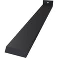 thumbnail image 3 of Ekena Millwork 2 1/2"W x 18"D x 1 1/2"H Hidden Floating Steel Heavy Duty Bracket w/ Flange, Powder Coated Black, 3 of 10