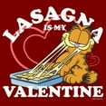 thumbnail image 2 of Women's Garfield Lasagna is My Valentine  Graphic T-Shirt, 2 of 4