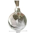thumbnail image 3 of Teissuly Clear Christmas Memorial Ornament Feather Ball, A Piece of My Heart is in Heaven, Christmas Tree Memorial Hanging Pendant Gift for Mom, Dad, Son, Daughter,Sister, Brother, Grandma, Grandpa, 3 of 8