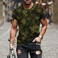 thumbnail image 4 of Clearance SSAAVKUY Men's Classic Camouflage Tees Shirts Casual Short Sleeve Round Neck Workout T-Shirts Fitness Sports T-Shirts White 14, 4 of 5