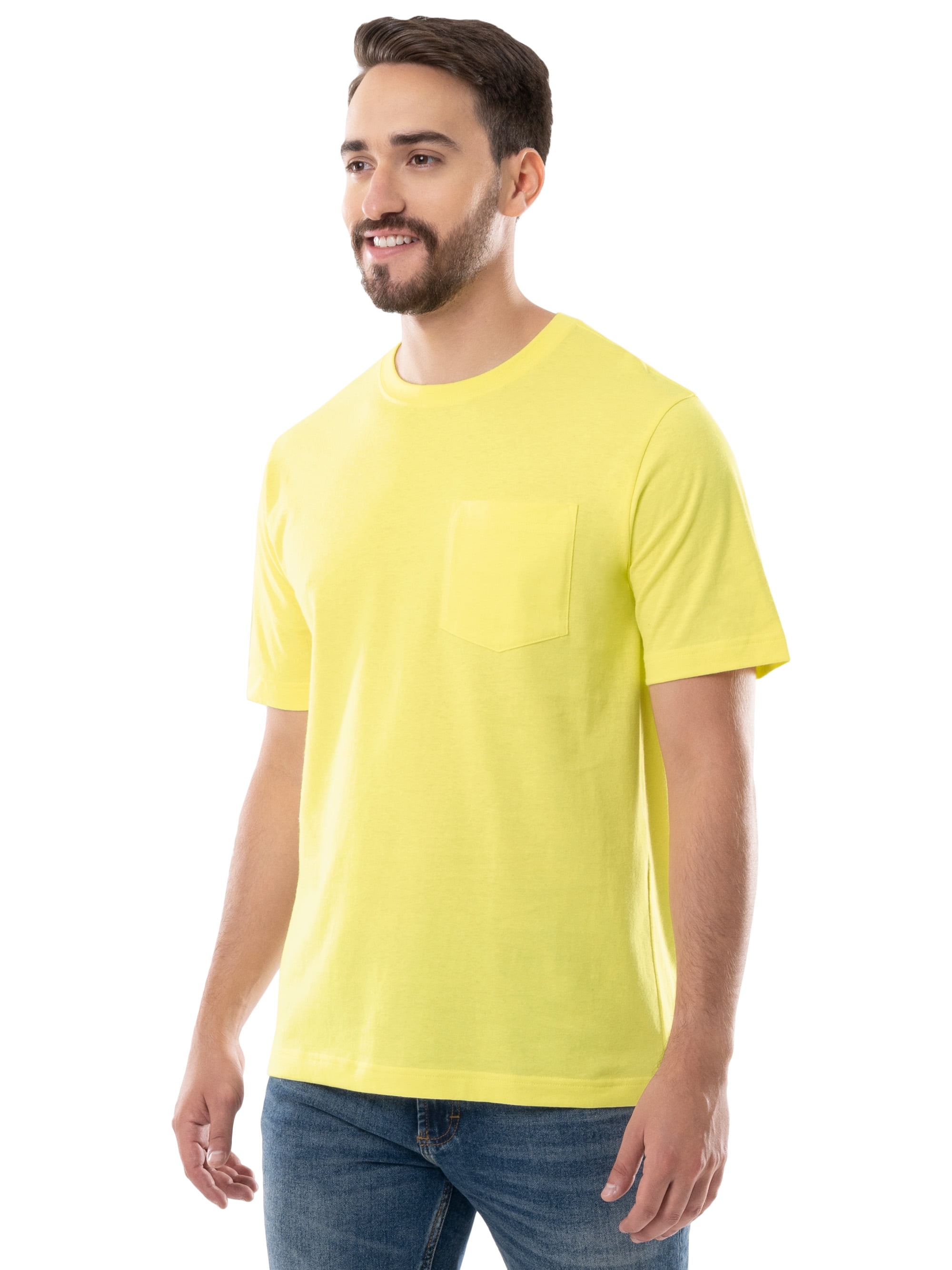 Brahma Men's Pocket Work T-Shirt, Short Sleeve, Size S-4XLT, Big Men's and Tall