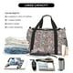 thumbnail image 5 of Balery Rose Mix Leopard 3 Bolsa de Gimnasio para Mujeres, Bolsa de Viaje con Bolsillo Húmedo, Bolsa de Fin de Semana para Mujeres, Bolsa de Viaje Resistente al Agua, 5 of 7