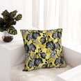 thumbnail image 6 of Pofeuu Orchids Flowers Print Double-sided plush pillowcase Square Throw Pillow Covers Pillows Cover for Living Room Bedroom Sofa Couch Cushion Cover（No pillow core）-22"x22", 6 of 7