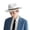 White, variant on YAYUBA Summer Sun Hats for Outdoor Activities Versatile Sun Hat With Elastic Stripe Band And Classic Design,Light Gray