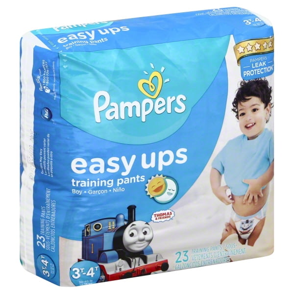 Pampers Easy Ups Boys Training Pants, Size 3T-4T, 23 Pants