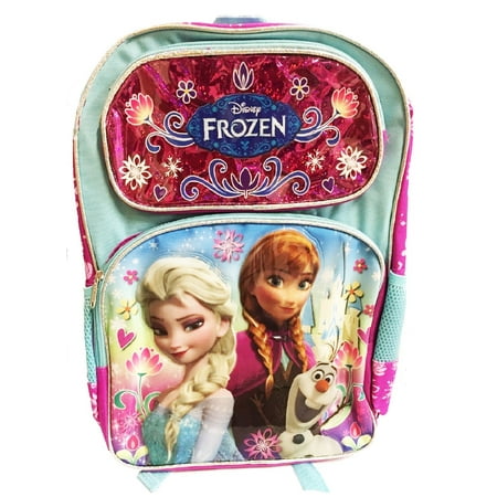 Backpack - - Frozen Elsa/Enna Red/Pink 16 School Bag New 651114