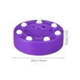 thumbnail image 2 of DINHEAROM Abs Roller Hockey Pucks Yellow 6Pcs 3In For Indoor Hockey, 2 of 8
