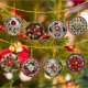 thumbnail image 5 of (LL038) Adornos Navideños Acrílico Punto Brillante Diamante Adornos para Árboles Navidad 8 Piezas Roja Rosa (Diamante Forma Especial Una Cara) Video, 5 of 9