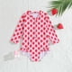 thumbnail image 2 of Odeerbi 2-6 Años Trajes de Baño de Manga Larga Con Lycra Para Niñas Traje de Baño de Verano de Una Pieza Para Entrenamiento Deportivo Traje de Baño de Surf Hawaiano Lindo Traje de Baño, 2 of 9