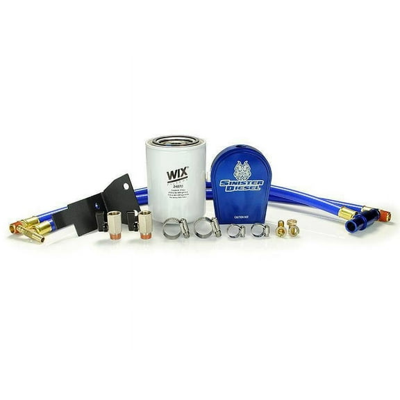 Sinister Diesel 03-07 Ford 6.0L Ford Powerstroke Coolant Filtration System w/ Wix Filter