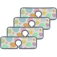 thumbnail image 7 of 3Pcs SKYSONIC Faucet Absorbent MatColored Easter Eggs Dots Washable Counter Drying Pads Behind Faucet, 7 of 7
