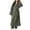 Green, variant on RXIRUCGD Fashion Women's Casual Long Sleeve Pocket Matching Extended And Pajamas Bathrobes And Home Clothes( Black, Size:XL )
