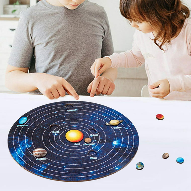 Solar System Eight Planets Cognitive Toys Toy for Children , Multi-Color,  30x23x8cm