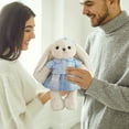 thumbnail image 3 of 2026 New Easter Bunny Plush Toys, Easter Bunnies Stuffed Animals Toys Easter Decor Soft Pillow Toys, Are Cute and Suitable for Giving, Best Gifts for Bunny Easter Holiday Birthday (16.55", B), 3 of 5