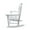 white, variant on Yesfashion Nursery Rocking Chair Children's Glider Chair with Backrest Armrests Comfortable Rocker Seat Kids Rocker Chair Wooden Rocker for Living Room Bedroom Playroom Outdoor