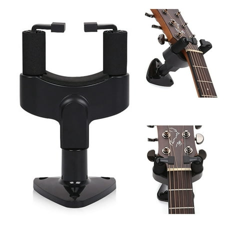 - Great 1x Black Guitar Wall Mount Hanger Stand Holder Hooks Display Acoustic Bass