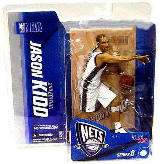 McFarlane NBA Sports Picks Basketball Series 8 Jason Kidd Action Figure (White Jersey)