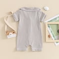 thumbnail image 4 of Okbabeha Newborn Baby Girl Boy Pajama One Piece Romper Sleep Jumpsuit Nightwear Summer Pjs Sleepwear, 4 of 8