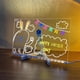 thumbnail image 4 of Tablero de Notas Borrable, Tablero de Dibujo para Bricolaje, Tablero Luminoso para Escribir A Mano, Tablero de Marcado de Información, Juego de Adornos, 4 of 8