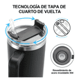 thumbnail image 3 of Vaso Bloosom Térmico De 40oz Acero Inoxidable Negro, 3 of 4