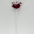 thumbnail image 5 of Organza and Satin Flower with Pearl Spray Burgundy (72 Flowers), 5 of 7