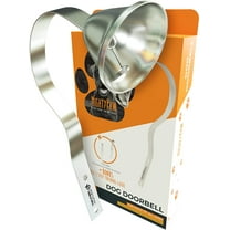 Mighty Paw Metal Potty Bell, Dog Training Bells with Sleek Silver Bell, Includes Free Training Tips